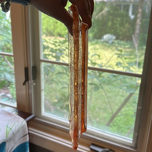 Indiana Glass vintage Tiara Last Supper bread plate, dish 1950s - Picture 11 of 11